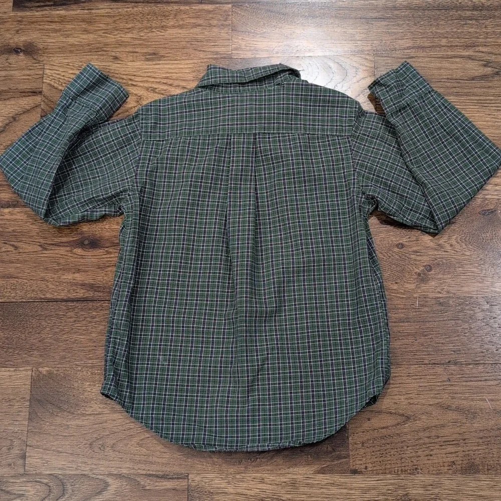 Boys Ralph Lauren dark green button down size 4T